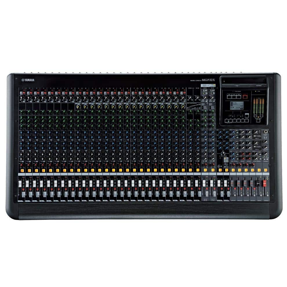 Yamaha MGP32X Mezcladora de 32 canales con efectos digitales EQ gráfico y conexión USB.